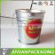 China supplier's custom design made mini metal tin candel cup
