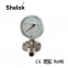 Capillary diaphragm pressure gauge