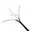 Indoor Fiber Optic Single Mode 1 2 4 Core FTTH Drop Cable With Messenger Wire