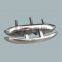 ship accessories yacht stainless steel cleats folding boat cleats