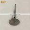 D6D   E210  EX valve  High quality   Exhaust valve   for D6D   E210