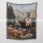 RAWHOUSE cotton woven decorative blanket Amazon cheap animals tapestry throws