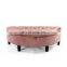 Household half round ottoman storage sitting home bench with storage bedroom storage bench