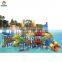 Wholesale kids water park playground equipment fiberglass slides for sale factory price