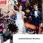 DMX 512 LED Electric Confetti Clower Color Paper Cannon Confetti Blower Machine Wedding Party Effect
