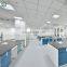 SGS approved laboratory furniture steel work bench with cabinets