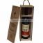 Custom handmade rustic wooden wine box hinged antique wine boxes