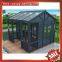 hot sale outdoor garden aluminum alu glass gazebo patio terrace sunroom sun house cabin shed cottage