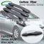 4PCS Gloss Black Carbon Fiber Door Handle Cover Catch Trim Protect Exterior Accessories for Toyota Verso 20 AR20 Wish 20 AE20
