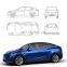 Car Accessories Passenger Storage Armrest Door Storage Box Organizer For Tesla Model Y 2021