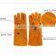 High quality and cheap leather industrial welding gloves and protective gloves