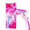 Latest hot selling disposable woman face shaver women body customised shaver