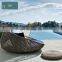 Daybed Outdoor Furniture Waterproof Round Swing Bed Garden Rattan Sun Bed Outdoor Sofa