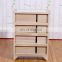 Solid wood living room cabinet bedroom sundries drawer storage cabinet multi-layer wooden storage cabinet