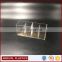 stainless steel sheet clear makeup organizer 3 compartment acrylic cosmetic storage box