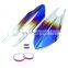 Car Body Kits Front For mustang Bumper Lip Splitter Titanium Blue Car Exterior Fins Body Spoiler Canard
