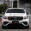 CLY Car Bumpers For Benz GLC Coupe C253 GLC300 GLC260 Facelift GLC63 AMG Rear Car Bumpers Grill Inner Lining Rear Lip Pipe