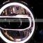 Lantsun JL1092 LED headlight for Jeep for wrangler JL 2018+  head lamp Lighting Ring with White Ring Aluminum Alloy