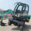 HW40 household excavators breaking hammer 4t wheel excavator for sale