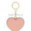 luxury pink stingray skin and saffiano leather key ring key chain hook key tag holder for decoration for gifts