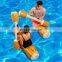 4pcs Inflatable Pool Inflatable Pool Fighting Float for 2 Players Fighting Float Row Toys Battle Log Rafts
