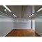 Movable steel frame container house flat pack sandwich panel home portable prefab building