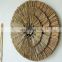 High Quality Boho round tropical seagrass wall decor Straw Rustic Art Decor Cheap Wholesale
