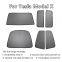Tesla Model X Glass Sunshade Car Skylight Blind Shading Net Tesla Model S Front Glass Roof Sunshade