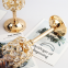 Crystal Candle Holders Set 3 Sizes Tall Crystal Wedding Candlestick Holders Pillar Candelabra Stand for Wedding Decoration