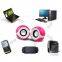 Wholesale 3W 2.0 Big Eyes Audio Speaker Kit USB Powered Computer PC Mini Kit Speakers