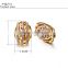 New Designs Earrings Photo 18K Gold Plated High Quality Zircon Stud Earrings