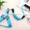 Nylon material Middle size luxury pet leash and pet harness bulk wholesale