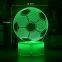 3d optical Illusion real madrid Night Light Football Ball toy lamp Touch Sensor Remote for Kid Decoration Soccer Table Lamp Gift