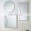 Decorative Wall mounted bath makeup mirror frameless