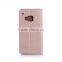 twin color pu leather case for HTC M9, for HTC smart case