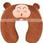 Cute animal shape stuffed pillow comfortable car neck pillow