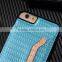 Colorful Knit lines back cover for iPhone 5 case,card slot for iPhone 6 case,anti-drop for iPhone 6Plus