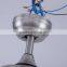 Sand Nickel Iron Blades Lamp Fan For Living Room