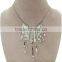 Statement Necklace, 2015 New Fashion Crystal Charms Bar on Chain Statement Necklace , Statement Necklace Wholesale PT2065