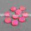 Wholesale round natural pink druzy cabochon beads druzy stone