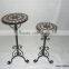 Indoor& outdoor Mosaic metal garden flower stand