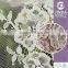 White bridal flower embroidered tulle lace fabric for dress                        
                                                                                Supplier's Choice