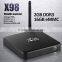 X98 android 5.1 OS 16G EMMC flash amlogic S905 quad core bluetooth 4.1 android box