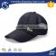 Alibaba Trade Assurance cheap high quality black custom mesh snapback hats