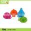 Food grade foldable silicone funnel