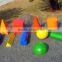 3D Colorful Wooden Geometric Shape Building Blocks