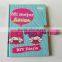 personalized notebook printing office notebook with lock and key