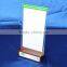 Customized vertical double sided stand up clear L-shape acrylic sign holder,A3,A4,A5 menu holder table tent                        
                                                Quality Choice