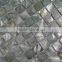 Colored Gray River shell mosaic tile, backsplash,bathroom wall tile