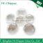 Clear cashew shape decorative fire glass gemstone for fire pit